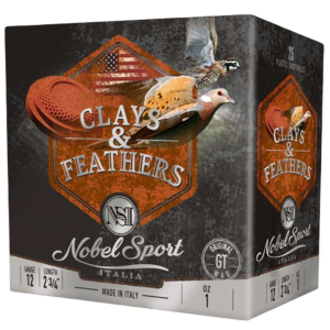 United States Association of Gun Owners Nobel Sport Clays & Feathers Shotshells 12ga 2-3/4" 1oz 1300 fps #7.5 250/ct (10-25/ct) - $94.71 at United States Association of Gun Owners