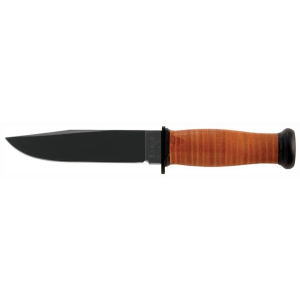 United States Association of Gun Owners KA-BAR MARK I NAVY KNIFE - 5-1/8" W/LEATHER SHEATH USN - $92.13 at United States Association of Gun Owners
