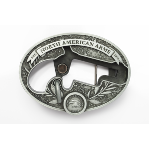 United States Association of Gun Owners NORTH AMERICAN ARMS LR OVAL ORNATE BELT BUCKLE - $90.01 at United States Association of Gun Owners