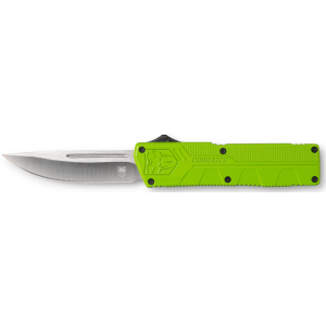 United States Association of Gun Owners CobraTec Knives ZBGCTLWDNS Lightweight 3.25" OTF Drop Point Plain D2 Steel Blade/Zombie Green Aluminum Handle Includes Pocket Clip - $89.99 at United States Association of Gun Owners
