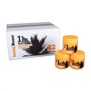 United States Association of Gun Owners Sonic Boom SBT0120P 1 Pound Exploding Rifle Target, 22 Pack - $85.86 at United States Association of Gun Owners
