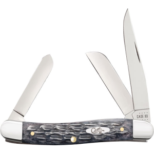 United States Association of Gun Owners CASE KNIVES POCKET WORN GRAY - BONE CRANDALL JIG MED STOCKMAN - $85.99 at United States Association of Gun Owners