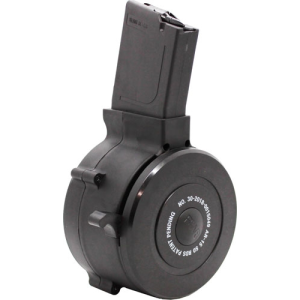 United States Association of Gun Owners IVER JOHNSON MAGAZINE AR15 - 223 50RD DRUM BLACK POLYMER - $84.00 at United States Association of Gun Owners