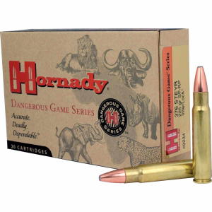 United States Association of Gun Owners Hornady Dangerous Game Rifle Ammunition .376 Steyr 225 gr SP 2600 fps 20/ct - $84.25 at United States Association of Gun Owners