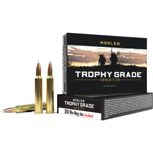 United States Association of Gun Owners Nosler Trophy .300 Winchester Magnum 180Gr AccuBond Ammo, 20-Round - $80.10 at United States Association of Gun Owners