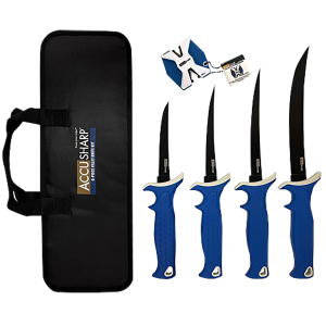 AccuSharp 737C Fillet Knife Kit 4.75/5.50/6.50/8in Fixed Blade