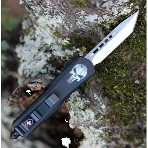 Templar Knife Small Fallen OTF Knife 2-3/4" Tanto Blade Black - SFL232