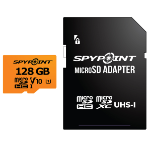 United States Association of Gun Owners Spypoint 05887 Micro SD Memory Card Black 128GB Memory - $79.99 at United States Association of Gun Owners