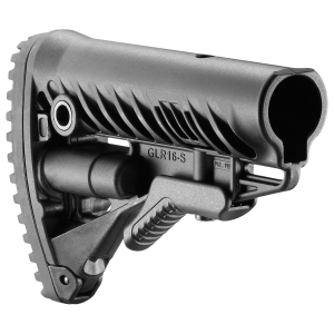 United States Association of Gun Owners FAB Defense FXGLR16B GLR-16 Buttstock for AR-15/ M16/ M4 Fixed Storage Compartment & Anti-Rattle Mechanism Black Polymer - $77.20 at United States Association of Gun Owners