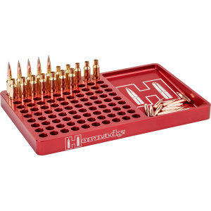 United States Association of Gun Owners Hornady 480043 Reloading Block Red 308 Win/6.5 Creedmoor Aluminum Capacity 100rd - $76.88 at United States Association of Gun Owners