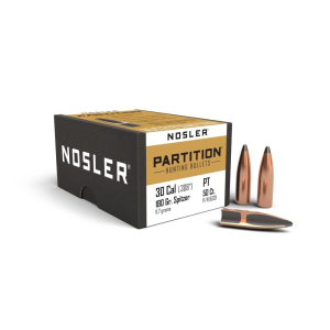 United States Association of Gun Owners Nosler Partition Rifle Bullets .308 cal .308" 180 gr SPT 50/ct - $76.44 at United States Association of Gun Owners