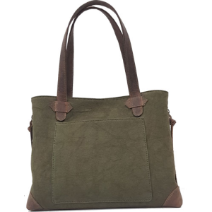 VERSACARRY CONCEAL CARRY PURSE - CANVAS OLIVE GREEN TOTE STYLE