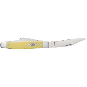 United States Association of Gun Owners Case 00203 Stockman Large Folding Clip Point/Spey Plain Tumble Polish Carbon Steel Blade/Smooth Yellow Synthetic Handle - $74.99 at United States Association of Gun Owners