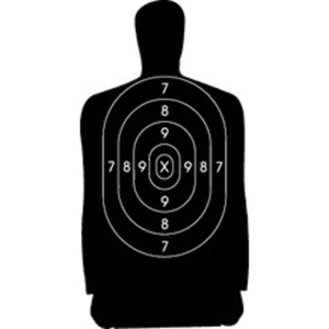 United States Association of Gun Owners Speedwell Official NRA Police Qualification Silhouette Police Silhouette Reduced 25 yd. 500/Pack - $74.44 at United States Association of Gun Owners