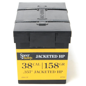 United States Association of Gun Owners Speer Jacketed Handgun Bullets .38/.357 Mag .357" 158 gr UCHP 450/ct - $74.22 at United States Association of Gun Owners