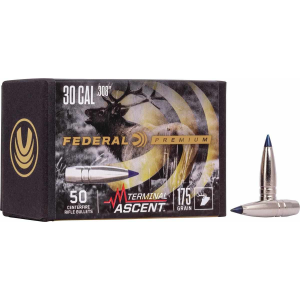 United States Association of Gun Owners FEDERAL .308 CALIBER 175GR TERMINAL ASCENT COMP BULLET 50RD - $68.55 at United States Association of Gun Owners