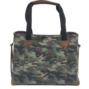 VERSACARRY CONCEAL CARRY PURSE - CANVAS CAMO TOTE STYLE