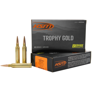United States Association of Gun Owners HSM 7MAG168VLD Trophy Gold Extended Range 7mm Rem Mag 168 gr Berger Hunting VLD Match 20 Per Box/ 20 Case - $64.35 at United States Association of Gun Owners