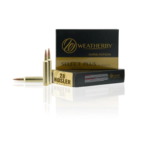 United States Association of Gun Owners Weatherby Select Plus Rifle Ammunition 28 Nosler 163gr Hammer Custom 3175 fps 20/ct - $64.28 at United States Association of Gun Owners