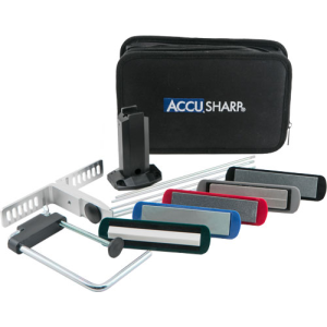 United States Association of Gun Owners Accusharp 5-Stone Precision Knife Sharpening Kit with Case - $59.99 at United States Association of Gun Owners