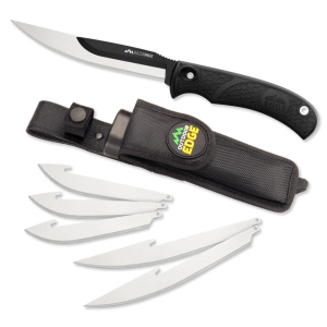 United States Association of Gun Owners Outdoor Edge RazorMax Replaceable Fixed Knife 3-1/2" Drop Point Blade 5" Boning Blade Black - $59.99 at United States Association of Gun Owners