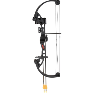 Bear Archery AYS300BR Brave Compound Youth Bow, Right-Handed, Black