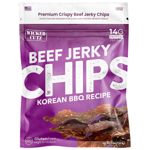 United States Association of Gun Owners Wicked Cutz WCBC01KB Korean BBQ Beef Jerky Chips 8 Pack - $52.21 at United States Association of Gun Owners