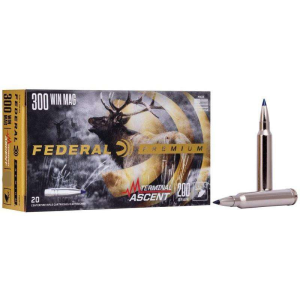 United States Association of Gun Owners Federal 300 Win Mag 175gr Terminal Ascent Rifle Ammo, 20-Round - $60.05 at United States Association of Gun Owners