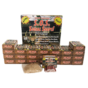 United States Association of Gun Owners Tannerite SOS S.O.S. Signal Snaps Impact Enhancement Explosion 480 Snaps - $51.33 at United States Association of Gun Owners