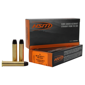 United States Association of Gun Owners HSM 457016N 45-70Gov 550gr Hard Cast Long Flat Nose 20 Per Box/25 Case - $50.81 at United States Association of Gun Owners