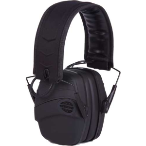 United States Association of Gun Owners PRO EARS RIFLEMAN TAC EAR MUFF - ELECTRONIC PADDED NRR 25 BLACK - $49.99 at United States Association of Gun Owners