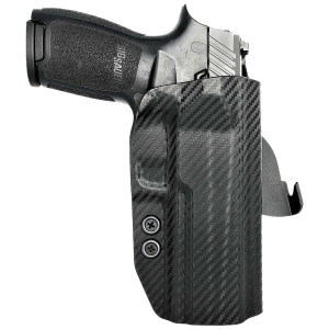United States Association of Gun Owners Rounded Gear SSRP320FSCFRHOWBPDL Paddle Holster OWB Black Carbon Fiber Kydex Fits Sig Sauer P320 Right Hand - $49.95 at United States Association of Gun Owners