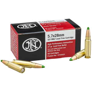 United States Association of Gun Owners FN 10700020 High Performance 5.7x28mm 27gr Jacketed Hollow Point 50 Per Box/40 Case - $49.43 at United States Association of Gun Owners
