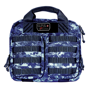 United States Association of Gun Owners GPS Bags T1413PCG Double +2 Tactical Gray Digital 1000D Nylon Teflon Coating with Visual ID Storage System, Lockable YKK Zippers, MOLLE Webbing & Ammo Storage Pockets Holds UP To 4 Handguns - $48.41 at United States Association of Gun Owners