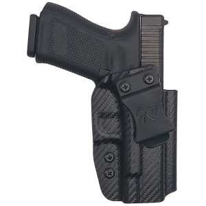 United States Association of Gun Owners Rounded Gear GLK192332CFRHVAR Kydex IWB Black Kydex Fits Glock 19 Belt Clip Right Hand - $44.95 at United States Association of Gun Owners