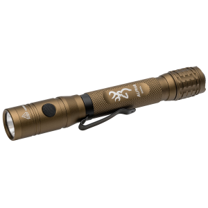 United States Association of Gun Owners Browning 3711256 Alpha 2AA Flashlight Burnt Bronze 36/525 Lumens White LED/Green - $42.73 at United States Association of Gun Owners