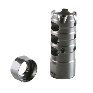 United States Association of Gun Owners Patriot Ordnance Factory 00309 Triple Port Muzzle Brake Black Nitride 5/8"x24 Thread, 308 Win 7.62x51mm NATO - $42.04 at United States Association of Gun Owners