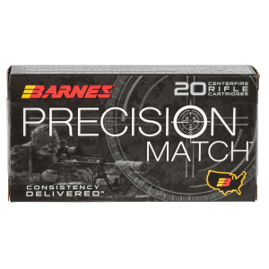 United States Association of Gun Owners Barnes 30814 Precision Match 6mm Creedmoor 112gr Open Tip Match Ammo, 20-Round Box - $41.88 at United States Association of Gun Owners