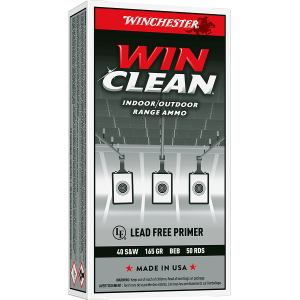 United States Association of Gun Owners Winchester Ammo WC401 Super X 40S&W 165gr Winclean Brass Enclosed Base 50 Per Box/10 Case - $37.17 at United States Association of Gun Owners