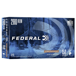 United States Association of Gun Owners Federal Power-Shok .280 Remington 150 gr SP Rifle Ammo, 20/Box - $41.35 at United States Association of Gun Owners