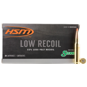 United States Association of Gun Owners HSM 30844N Low Recoil .308 Win 150gr Polymer Tip Rifle Ammo, 20-Round - $40.99 at United States Association of Gun Owners