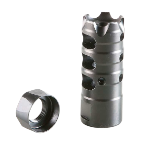 United States Association of Gun Owners Patriot Ordnance Factory 00308 Triple Port Muzzle Brake Black Nitride 1/2"x28 Threads, 223 Rem 5.56x45mm NATO - $40.96 at United States Association of Gun Owners