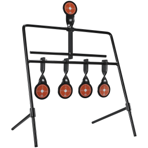 United States Association of Gun Owners Champion Targets 40874 Gong Auto Reset Rimfire Black/Orange 6.83 lbs Standing 5 Targets - $40.91 at United States Association of Gun Owners