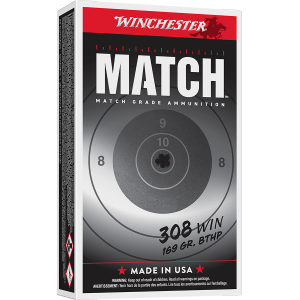 United States Association of Gun Owners Winchester Ammo S308M2 Match Elite Marksman 308Win 169gr Sierra MatchKing BTHP 20 Per Box/10 Case - $40.83 at United States Association of Gun Owners