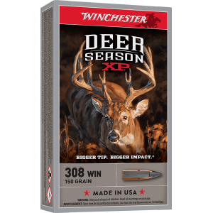 United States Association of Gun Owners Winchester Ammo X308DS Deer Season XP 308Win 150gr Extreme Point 20 Per Box/10 Case - $38.27 at United States Association of Gun Owners