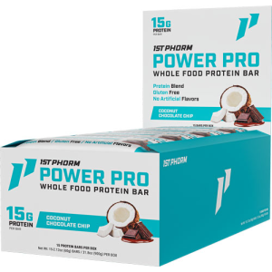 United States Association of Gun Owners 1st Phorm Whole Food Power Pro Bar Coconut Choco Chip, 15 Count - $41.49 at United States Association of Gun Owners