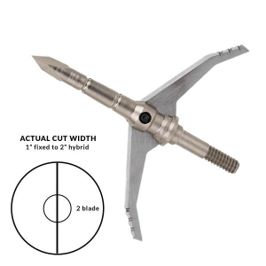 United States Association of Gun Owners Dead Ringer Just Nasty 2.0 Broadhead Carbon Steel 100/125 Grain 2.0 Cut - $39.99 at United States Association of Gun Owners