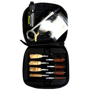 United States Association of Gun Owners Clenzoil 2328 Field & Range Cleaning Kit Multi-Caliber Pistol/17 Pieces Black - $39.99 at United States Association of Gun Owners