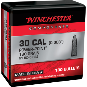 United States Association of Gun Owners Winchester Ammo WB308P180X Centerfire Rifle 308Win 180gr Power Point 100 Per Box/10 Case - $39.13 at United States Association of Gun Owners