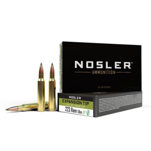 United States Association of Gun Owners Nosler E-Tip Rifle Ammunition 223 Rem 55 gr E-Tip 3100 fps 20/ct - $46.74 at United States Association of Gun Owners